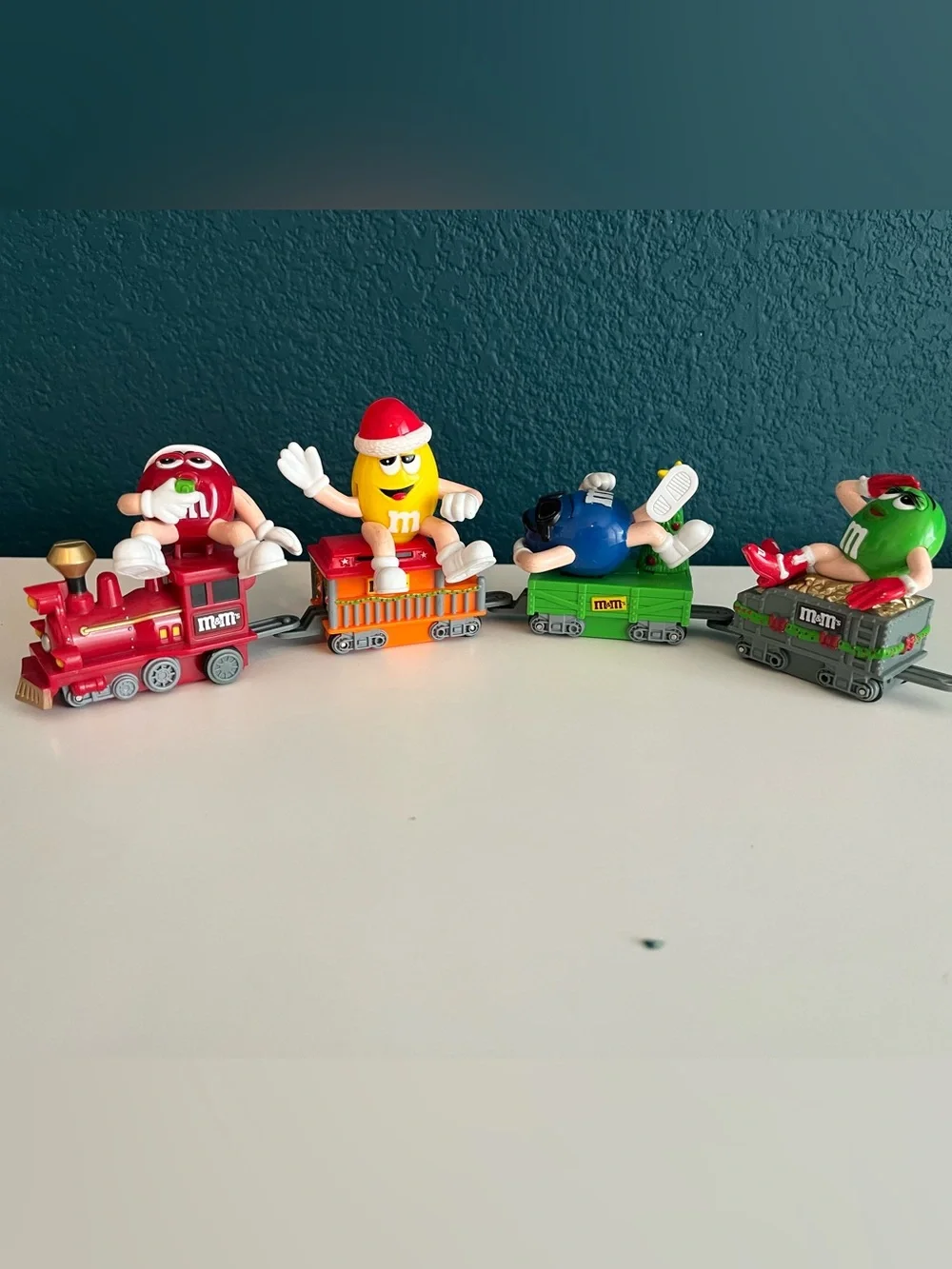 15 M&M Mars Christmas Car Train Ornament 2002, 2005, 2006